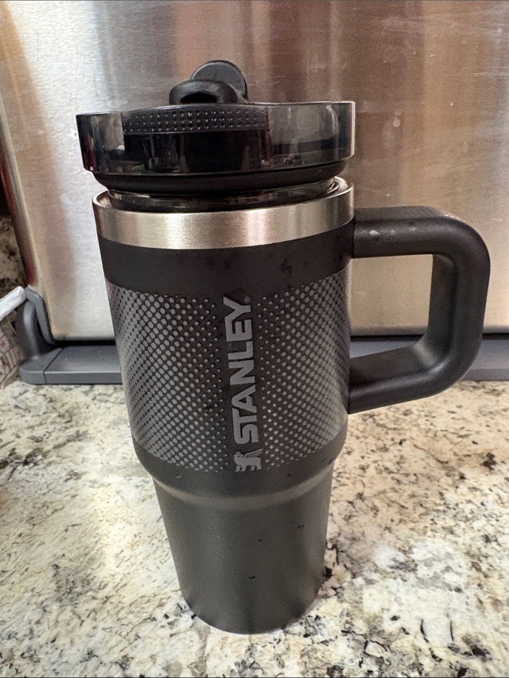 Stanley Black Insulated Travel Mug with Handle
